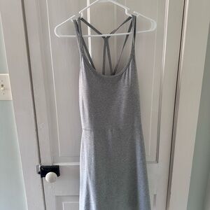 Old Navy Gray Activewear Dress with Built-In Bra
